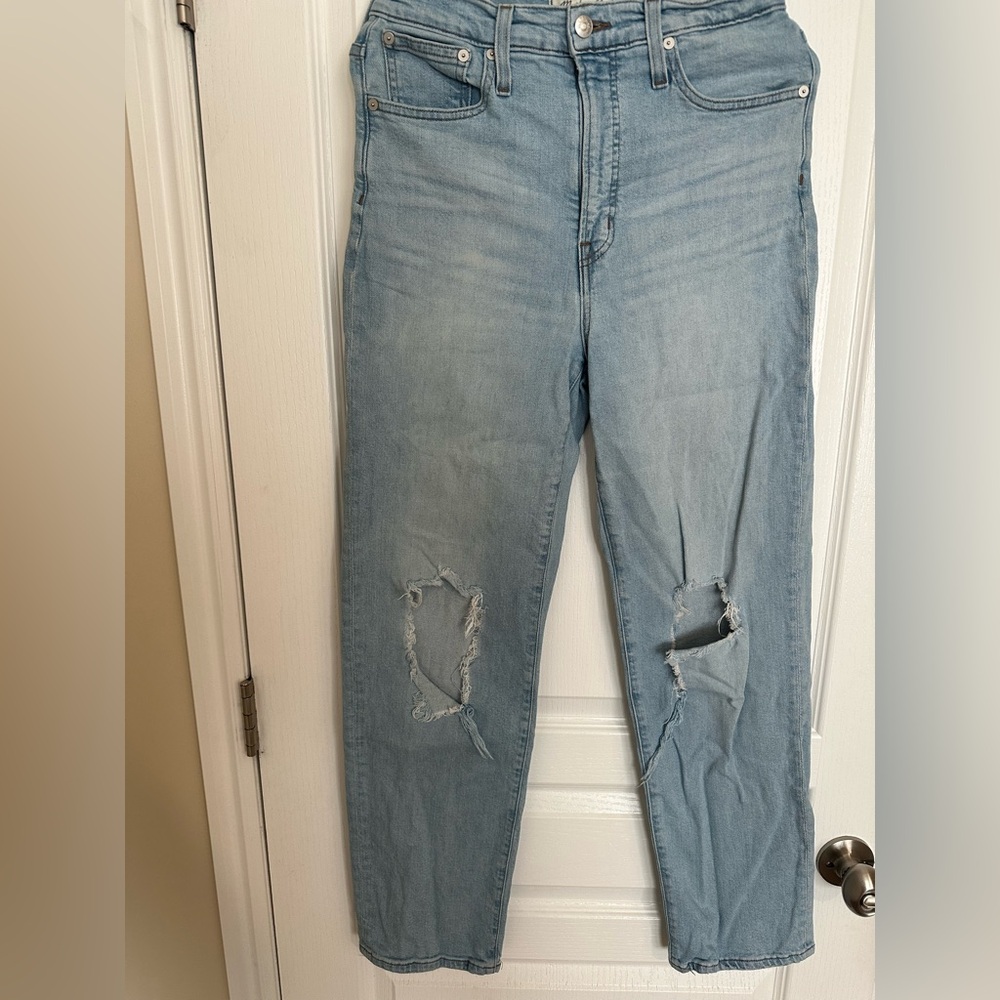 Madewell distressed perfect vintage straight jean